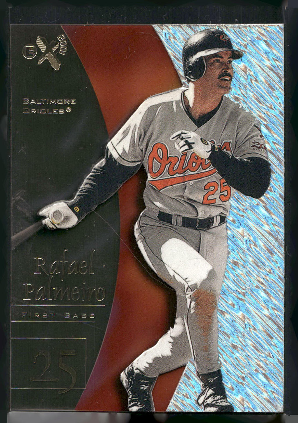 1998 SkyBox E-X2001 #36 Rafael Palmeiro Essential-Credentials-Now #/36