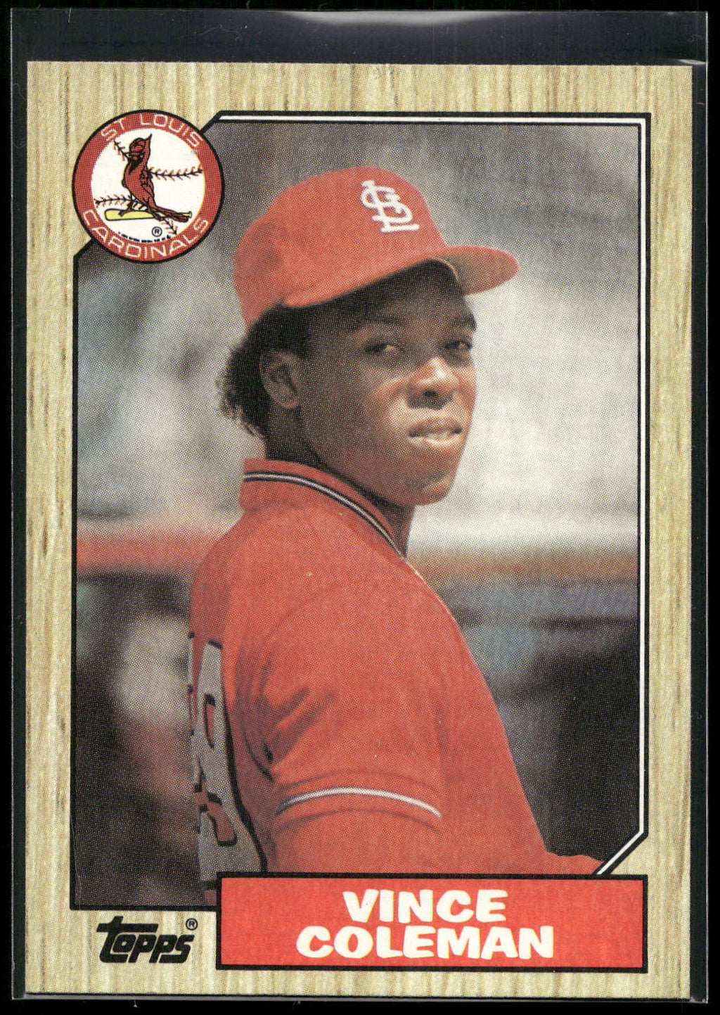 1987 Topps #590 Vince Coleman