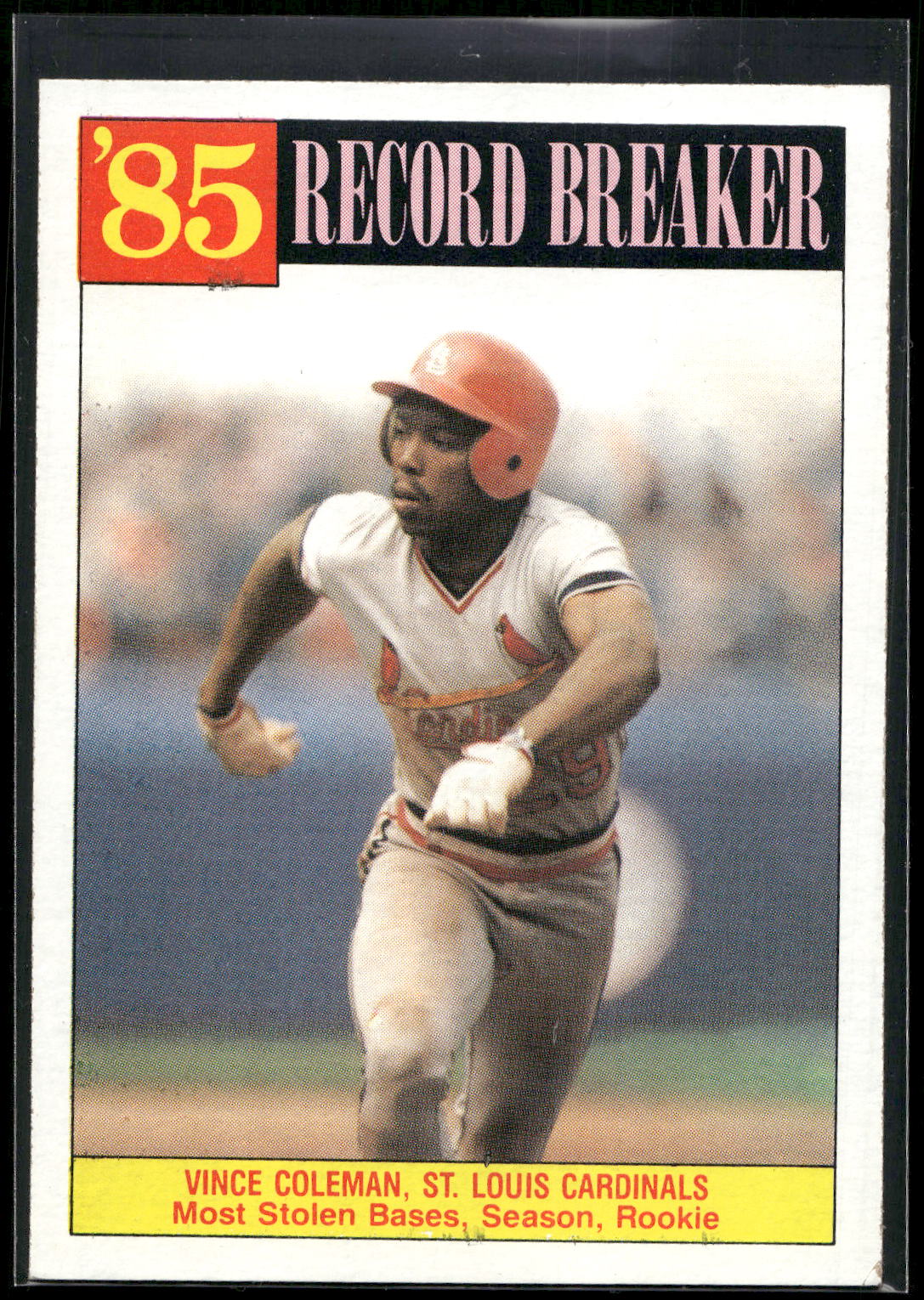 1986 Topps #201 Vince Coleman