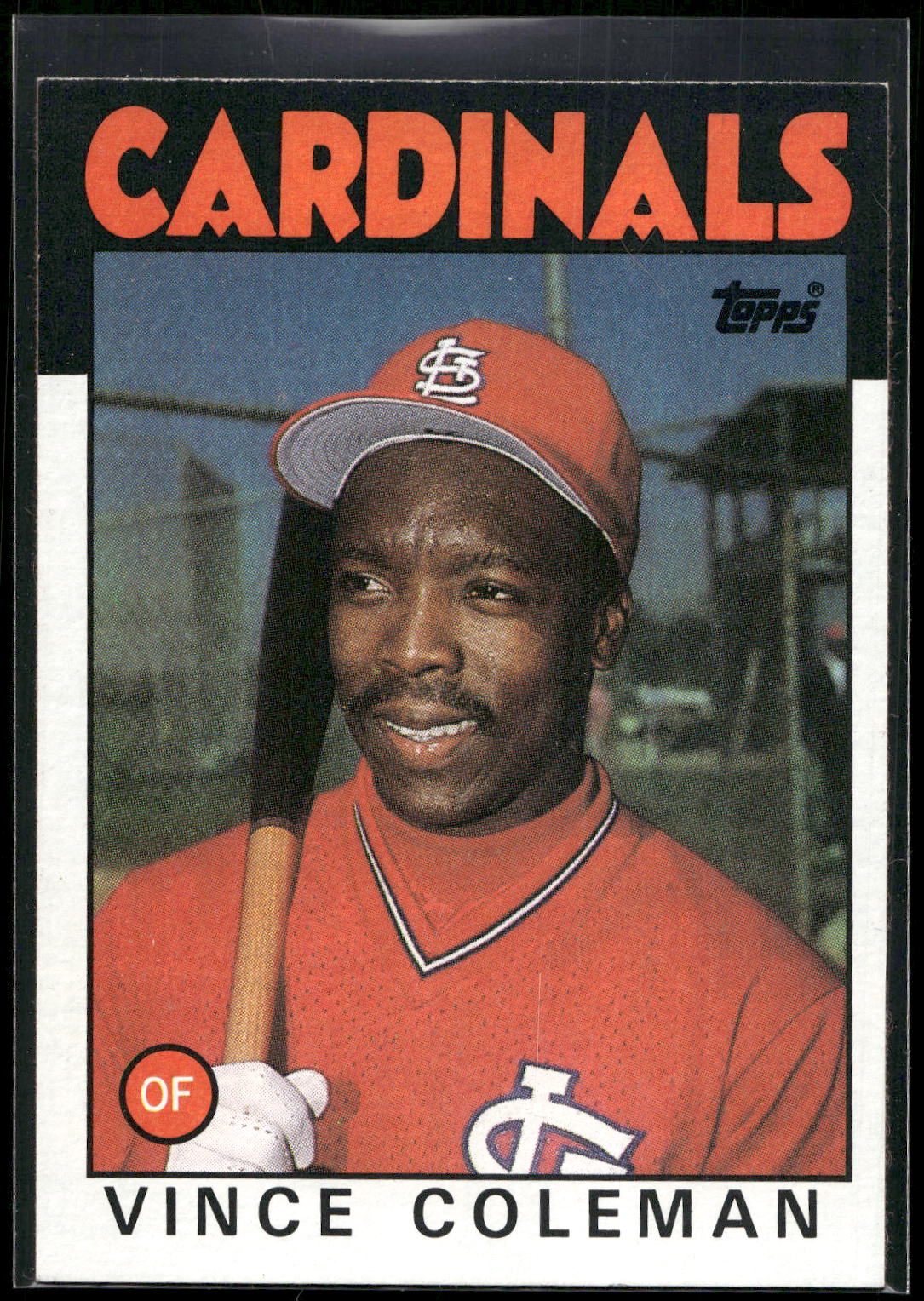 1986 Topps #370 Vince Coleman