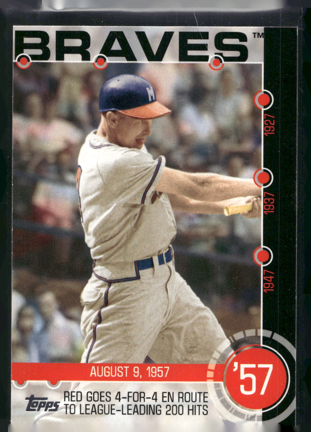 2015 Topps #3B Red Schoendienst Baseball History