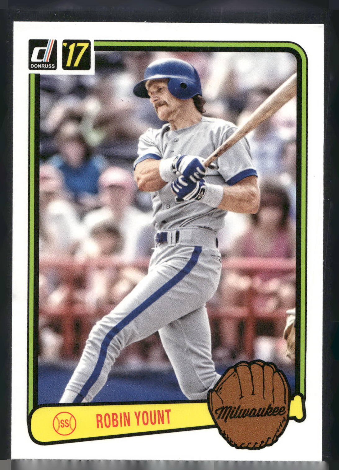2017 Donruss #RV-43 Robin Yount Retro Variations 1983