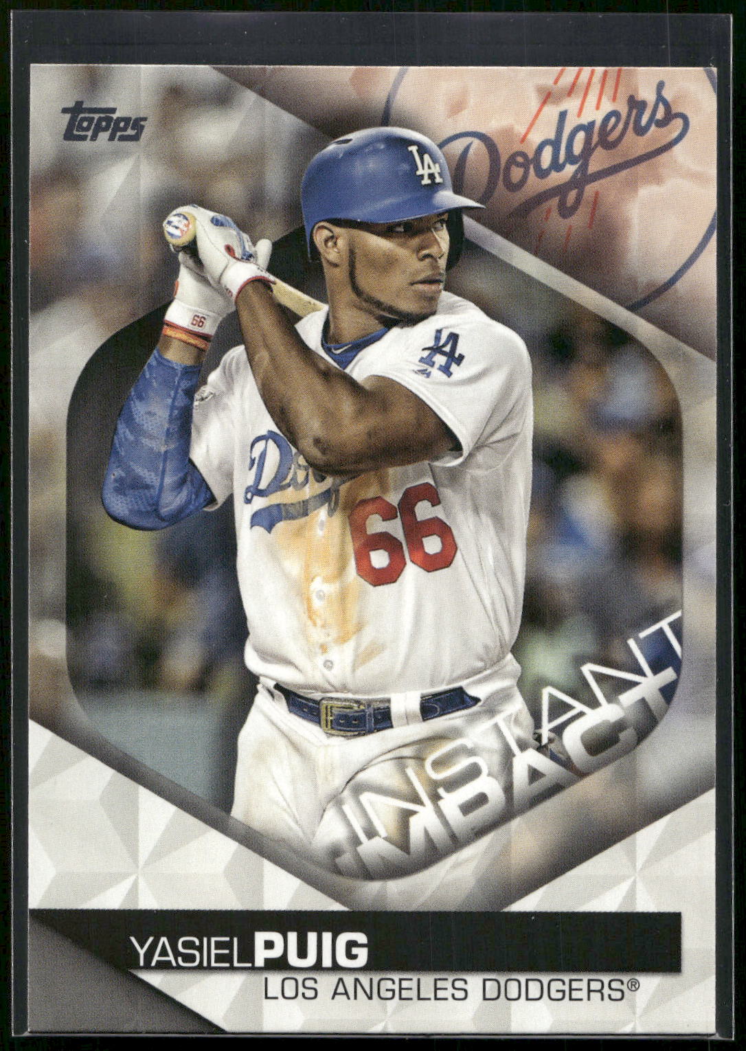 2018 Topps #II-29 Yasiel Puig Instant Impact
