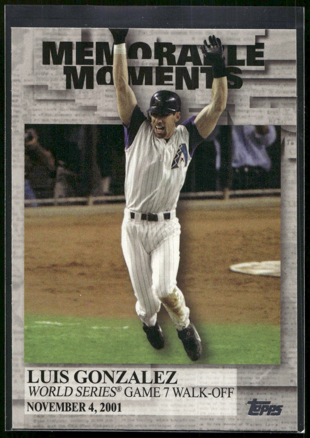 2017 Topps #MM-21 Luis Gonzalez Memorable Moments