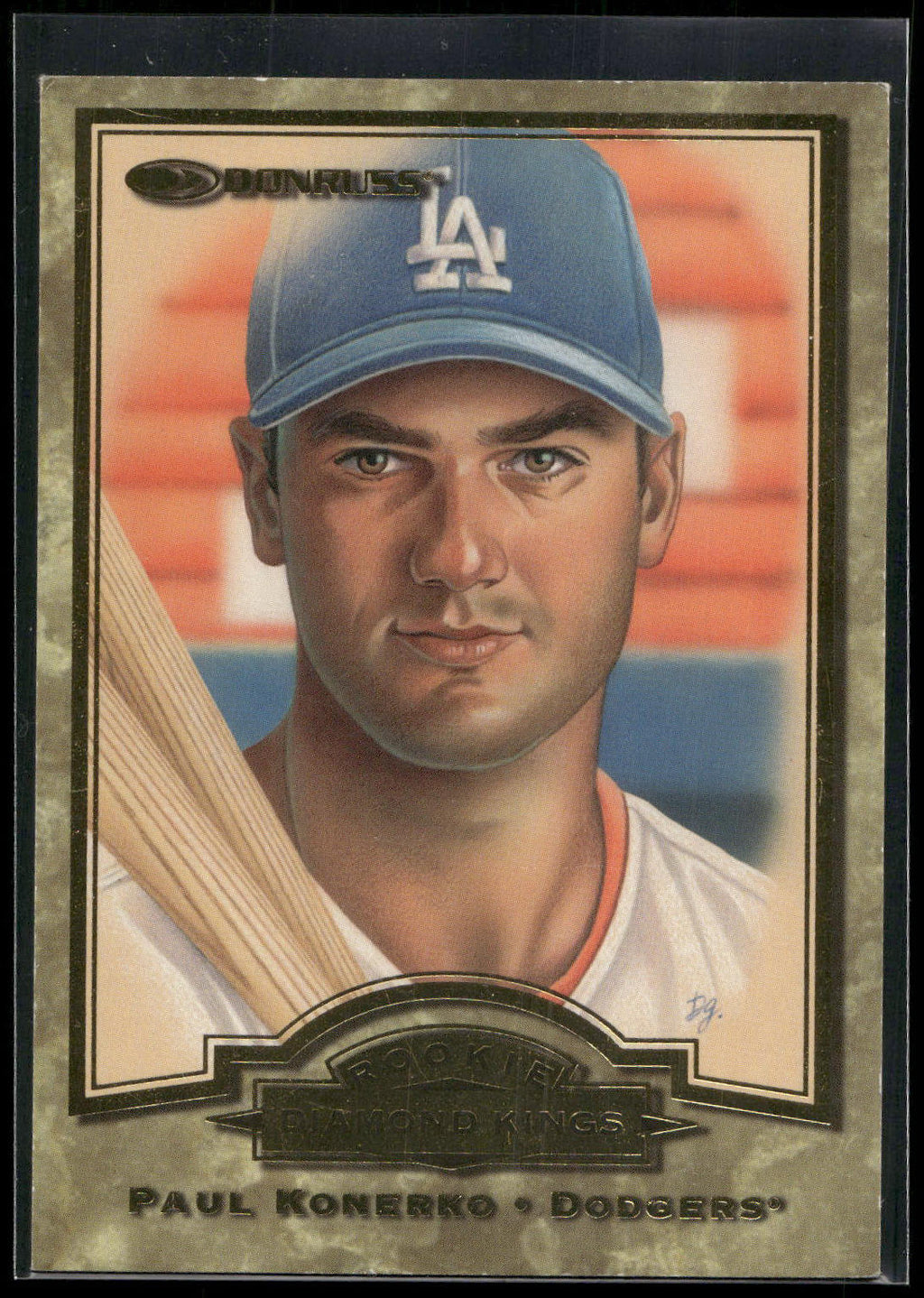 1998 Donruss #8 Paul Konerko Rookie Diamond Kings Canvas #/10000