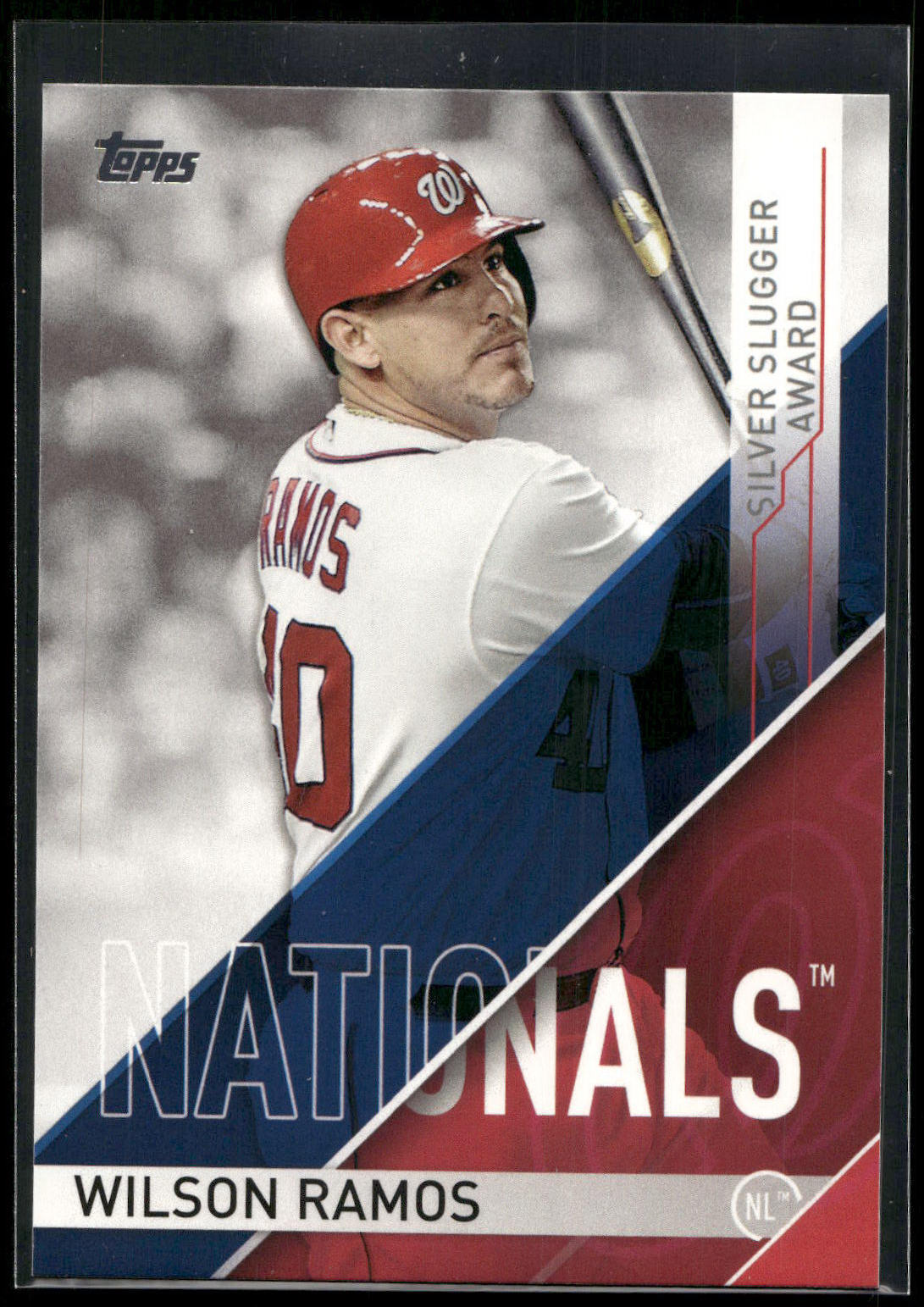 2017 Topps #SS-2 Wilson Ramos Silver Slugger Awards