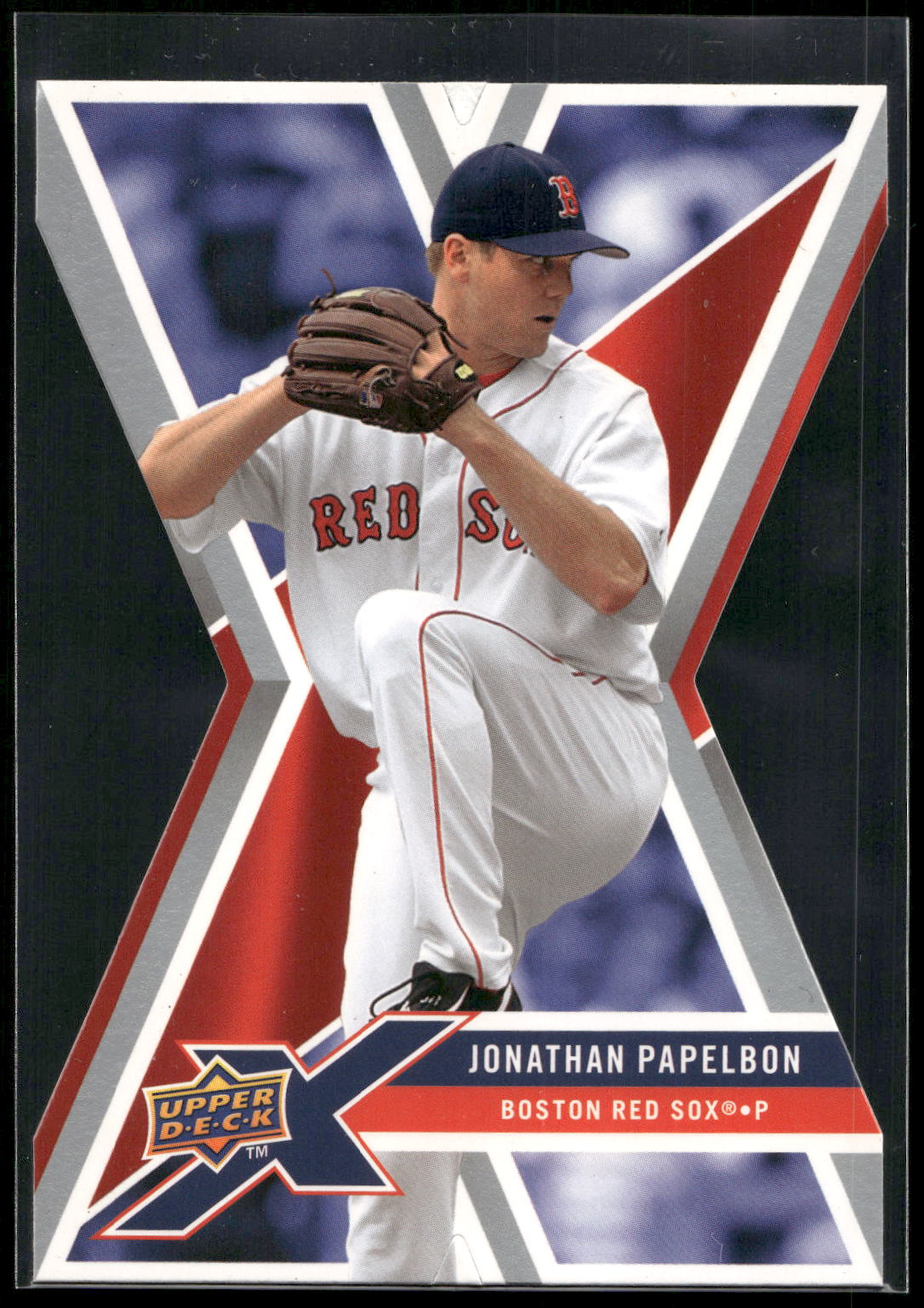 2008 Upper Deck X #14 Jonathan Papelbon Die Cut
