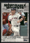 2017 Topps #MM-29 Carl Yastrzemski Memorable Moments
