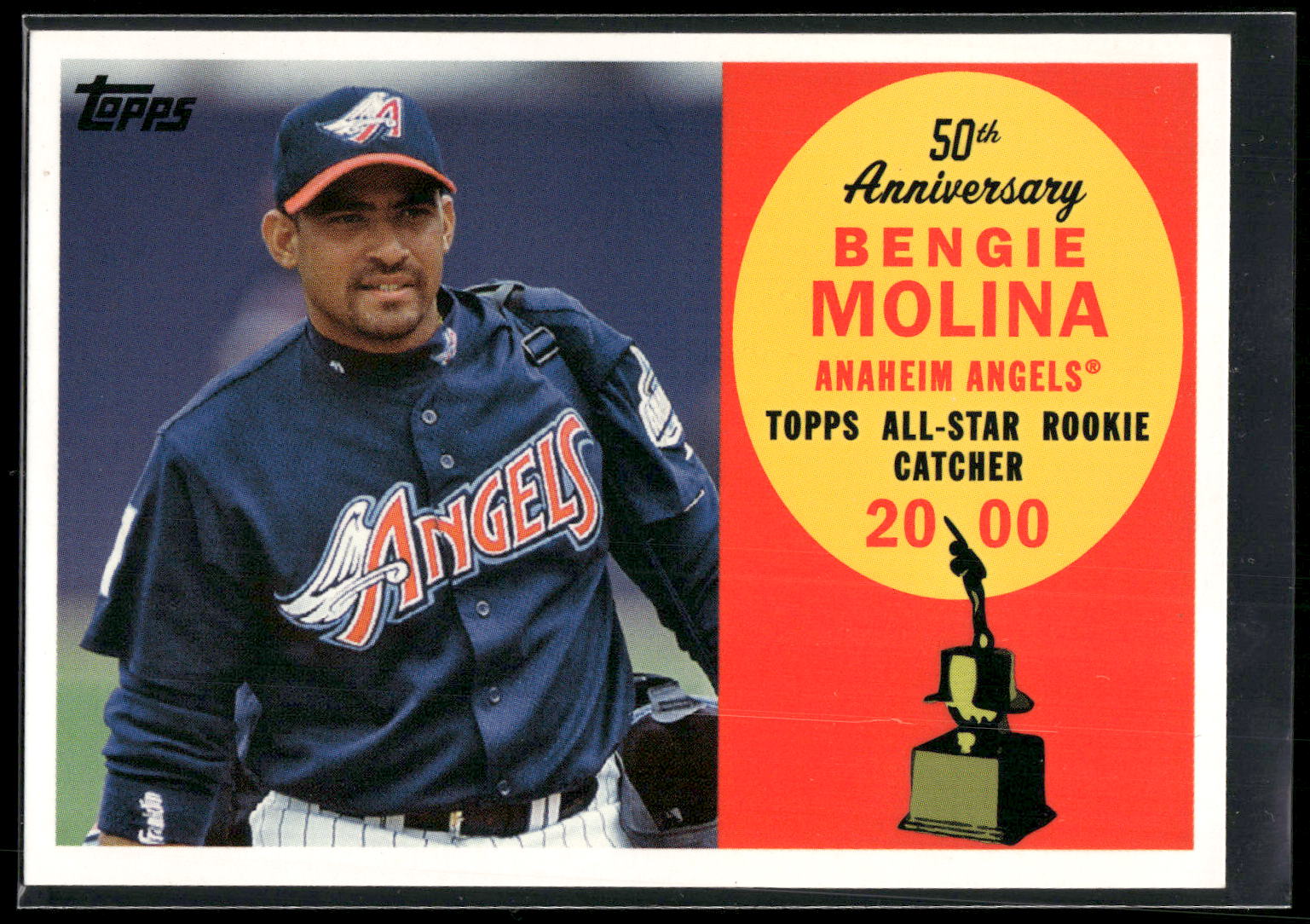 2008 Topps #AR101 Bengie Molina All-Rookie Team 50th Anniversary
