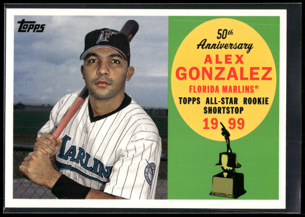 2008 Topps #AR103 Alex Gonzalez All-Rookie Team 50th Anniversary