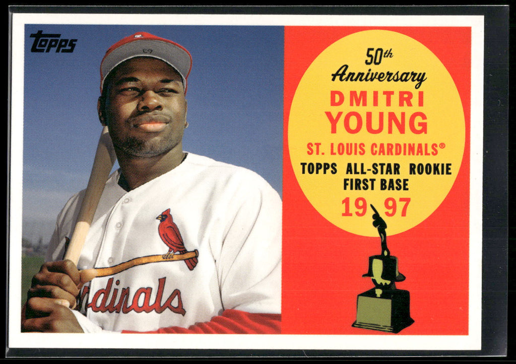 2008 Topps #AR107 Dmitri Young All-Rookie Team 50th Anniversary