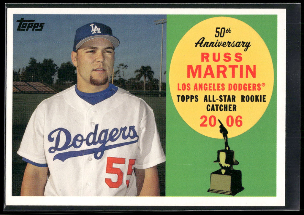 2008 Topps #AR69 Russell Martin All-Rookie Team 50th Anniversary