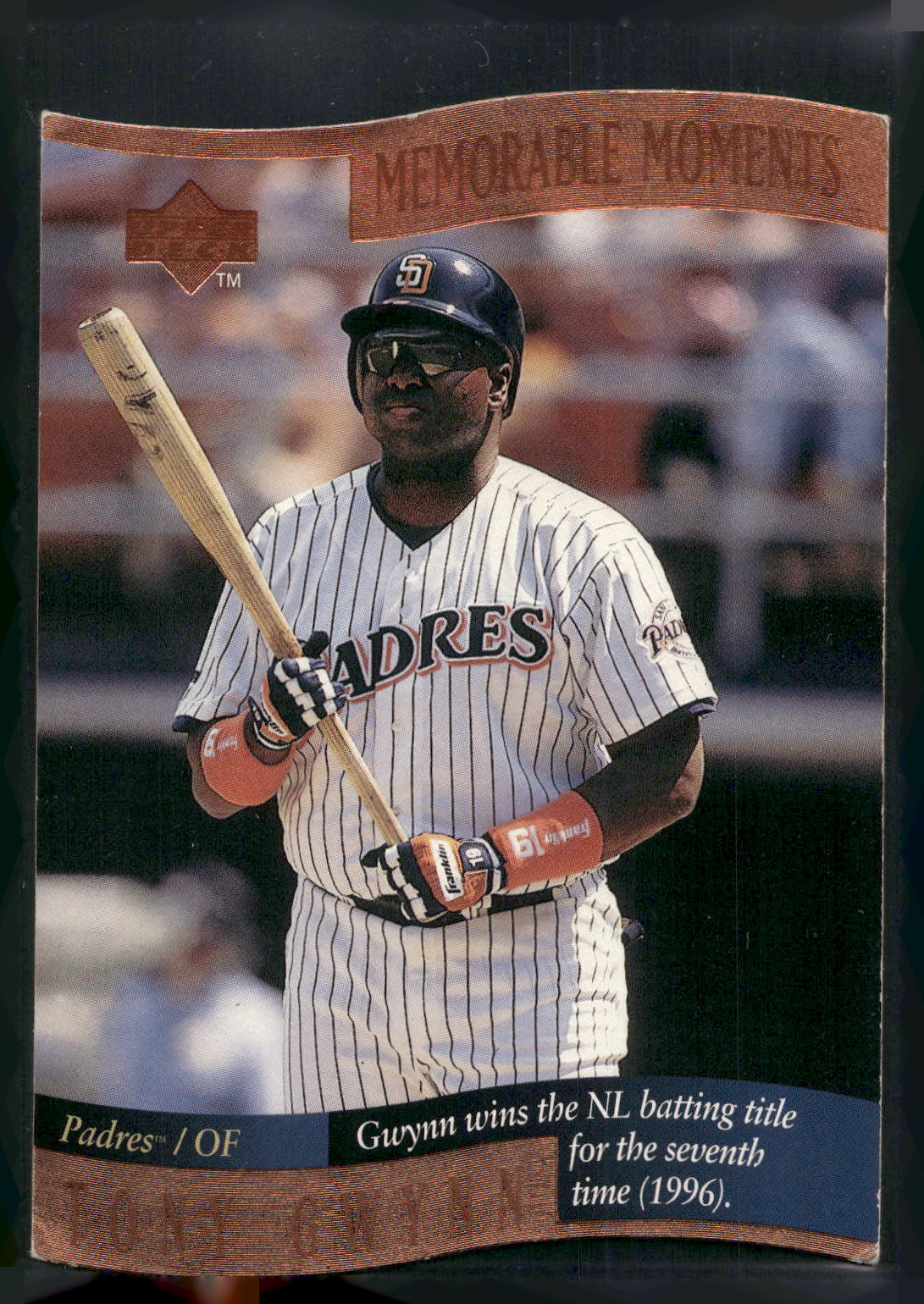 1997 Collector's Choice #5 Tony Gwynn Memorable Moments