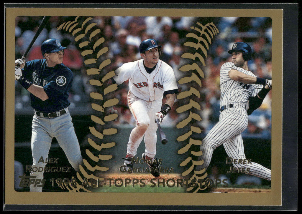 1999 Topps #452 (Alex Rodriguez / Nomar Garciaparra / Derek Jeter)