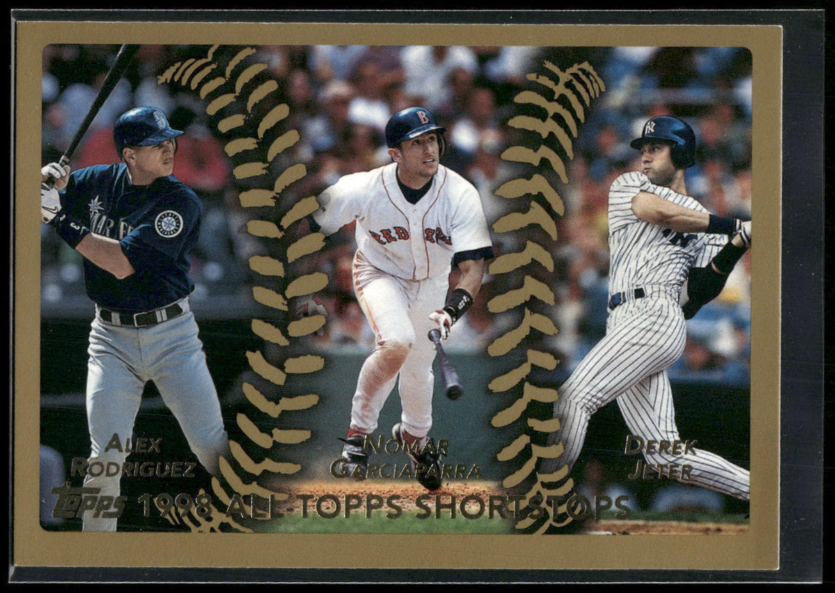 1999 Topps #452 (Alex Rodriguez / Nomar Garciaparra / Derek Jeter)