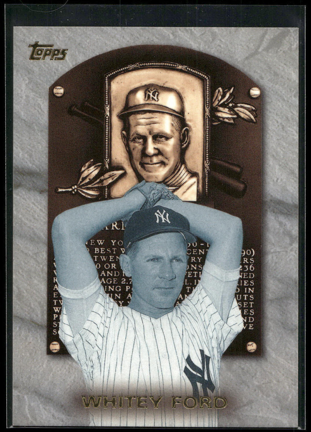 1999 Topps #HOF8 Whitey Ford Hall of Fame Collection