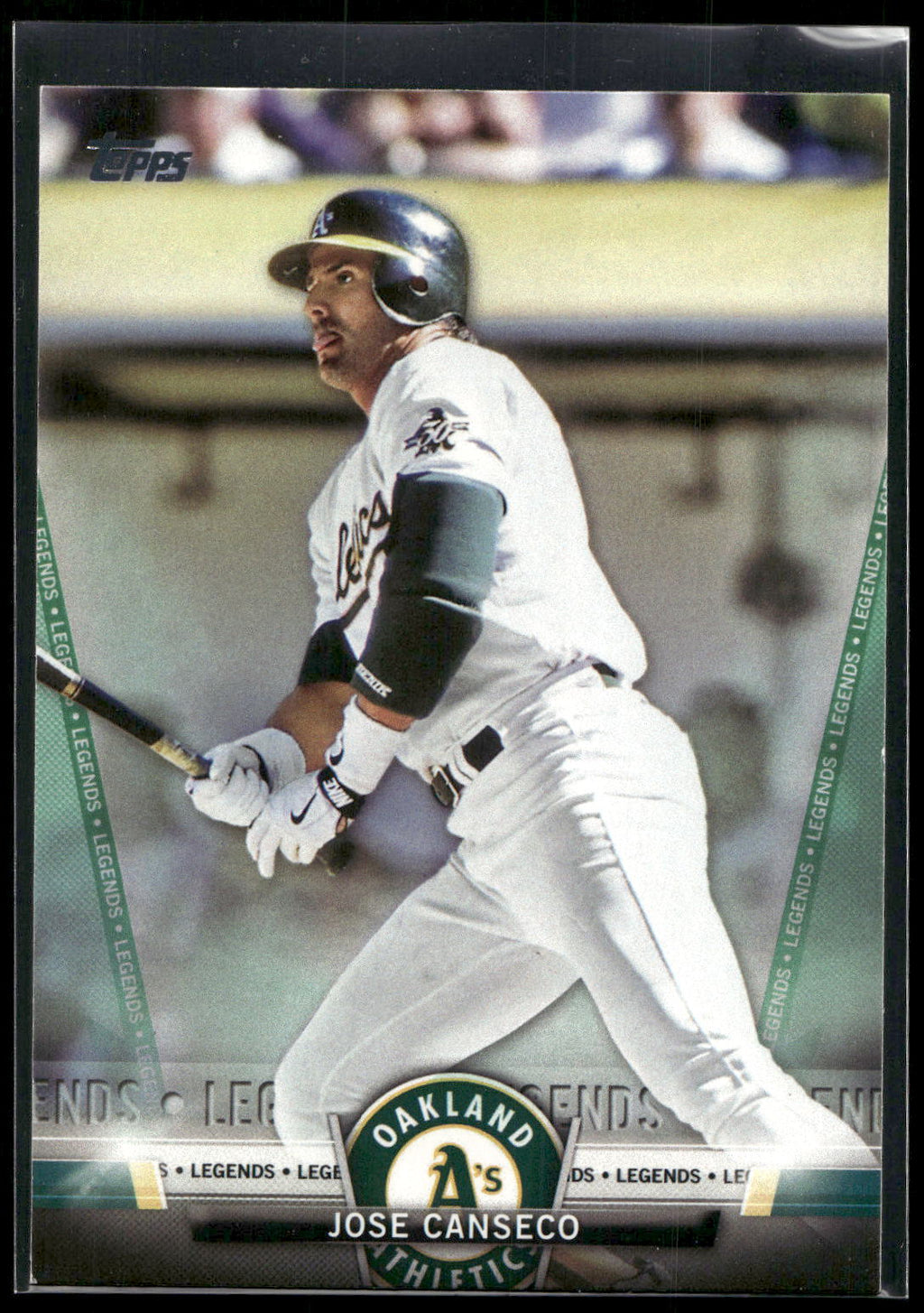 2018 Topps #TS-45 Jose Canseco Topps Salute Black (Series One) #/299