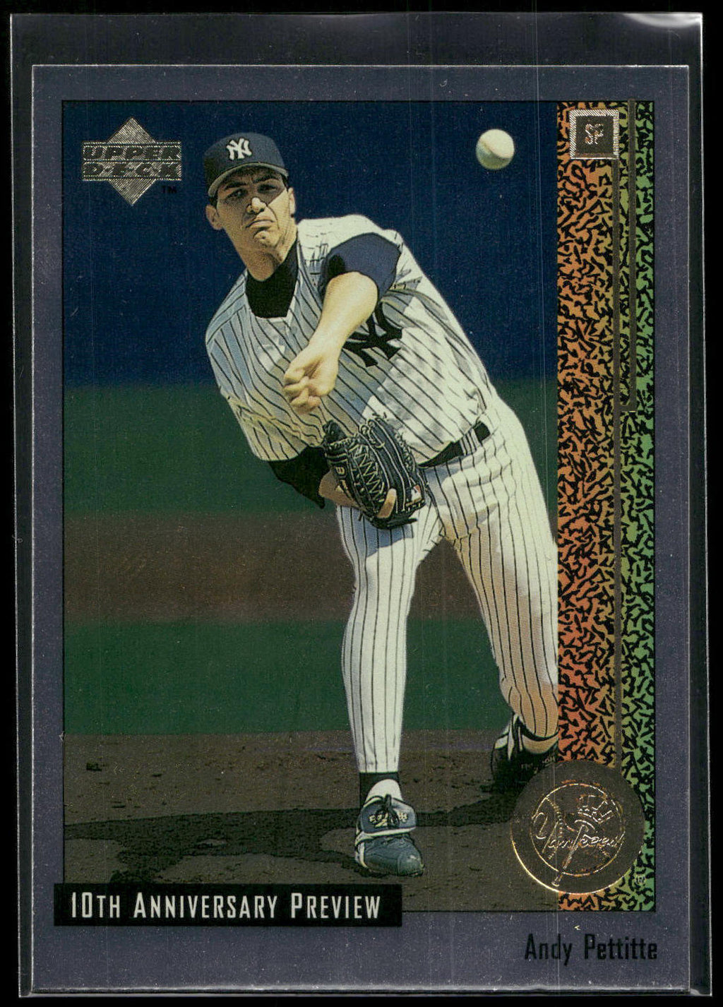 1998 Upper Deck #7 Andy Pettitte 10th Anniversary Preview