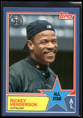 2018 Topps #83AS-50 Rickey Henderson 1983 Topps Baseball All-Stars Blue