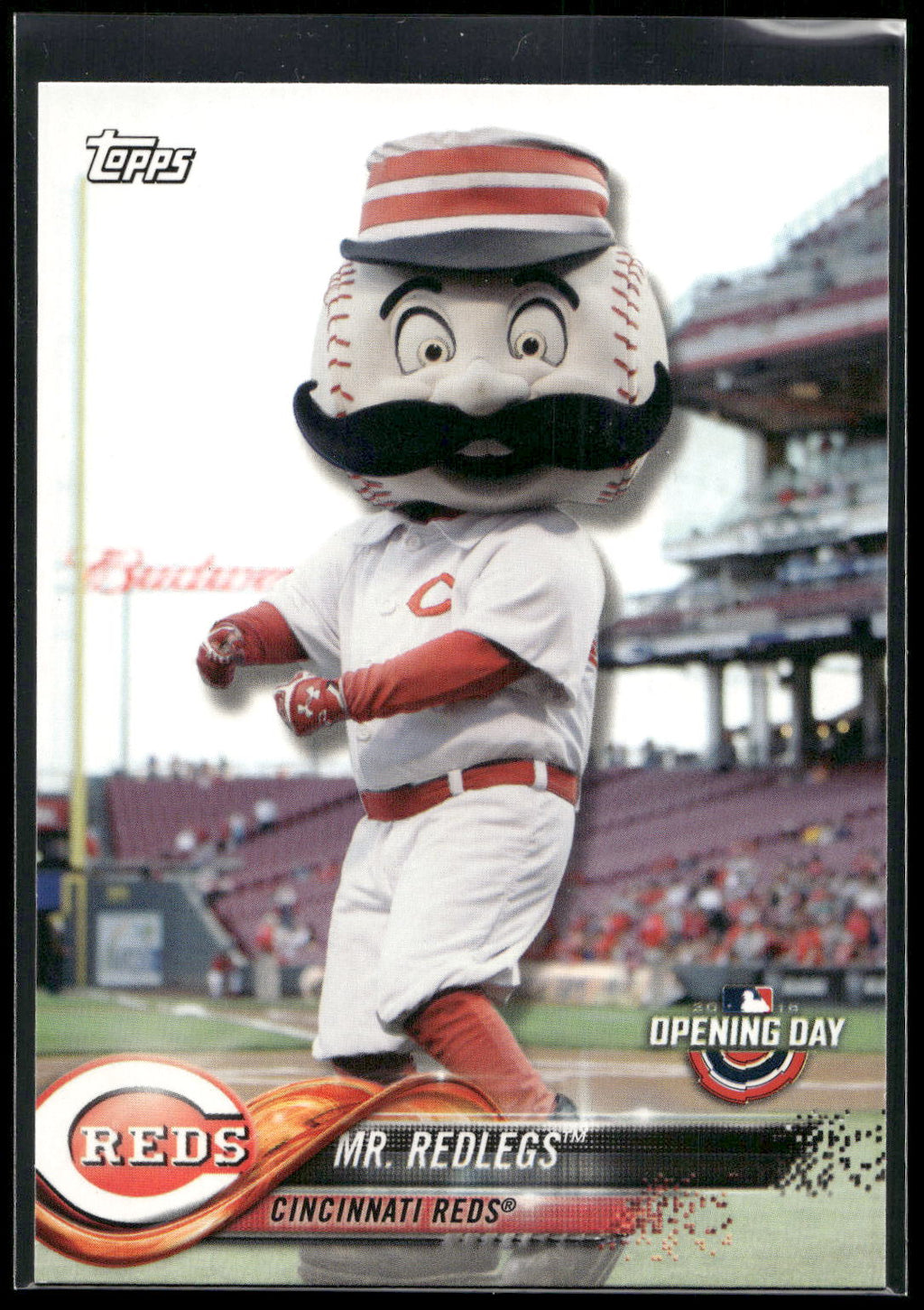 2018 Topps Opening Day #M-7 Mr. Redlegs Mascots