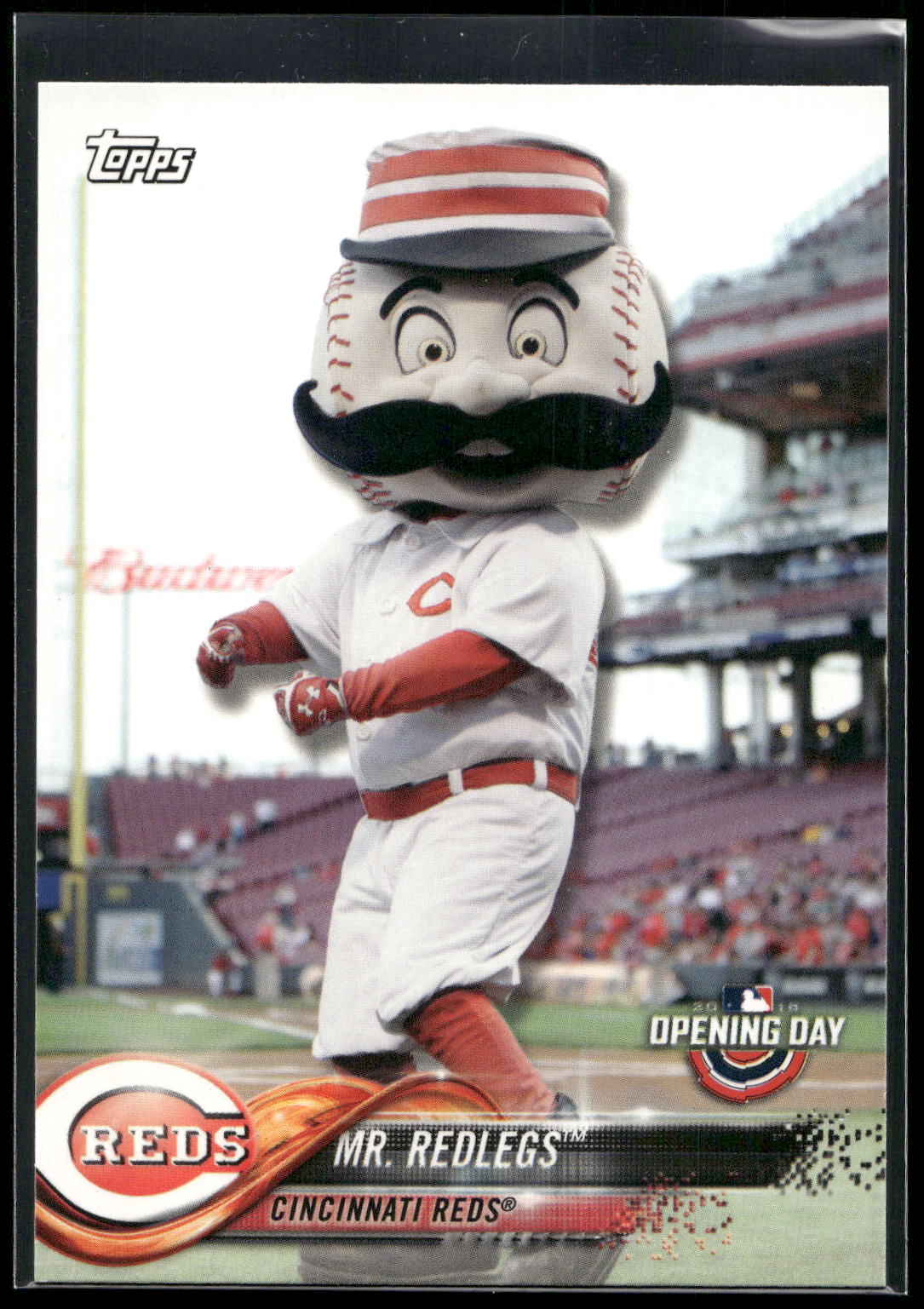 2018 Topps Opening Day #M-7 Mr. Redlegs Mascots