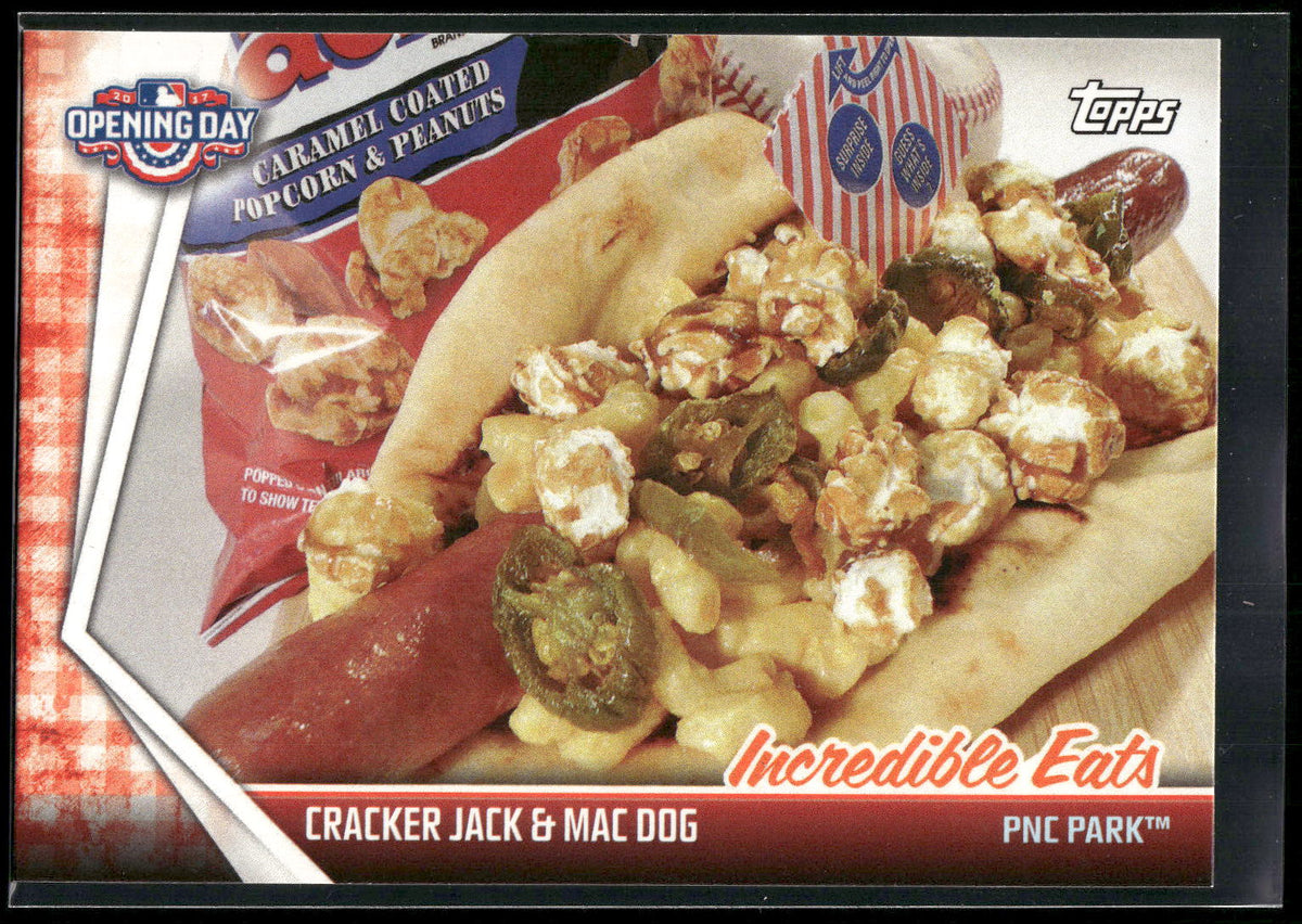 2017 Topps Opening Day #IE-17 Cracker Jack &amp; Mac Dog Incredible Eats