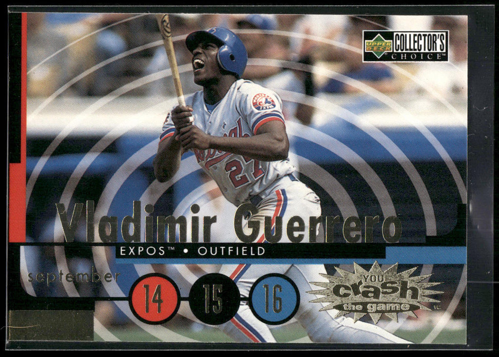 1998 Collector's Choice #CG13b Vladimir Guerrero You Crash the Game