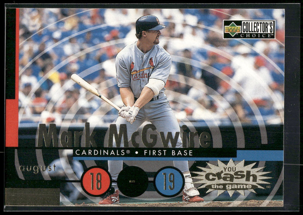 1998 Collector's Choice #CG10a Mark McGwire You Crash the Game