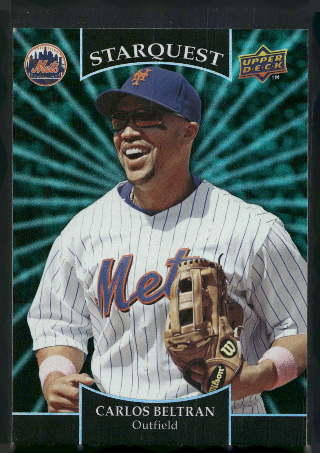 2009 Upper Deck #SQ-31 Carlos Beltran StarQuest Emerald Super Rare