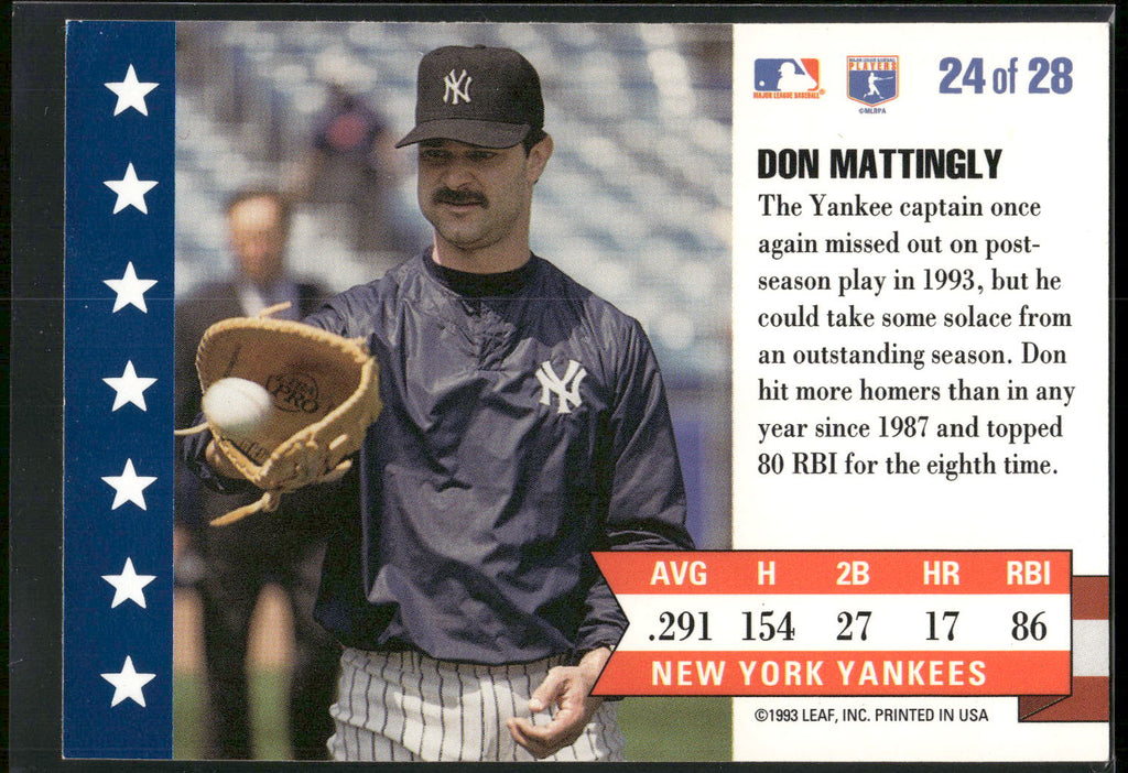 1994 Donruss #24 Don Mattingly MVP