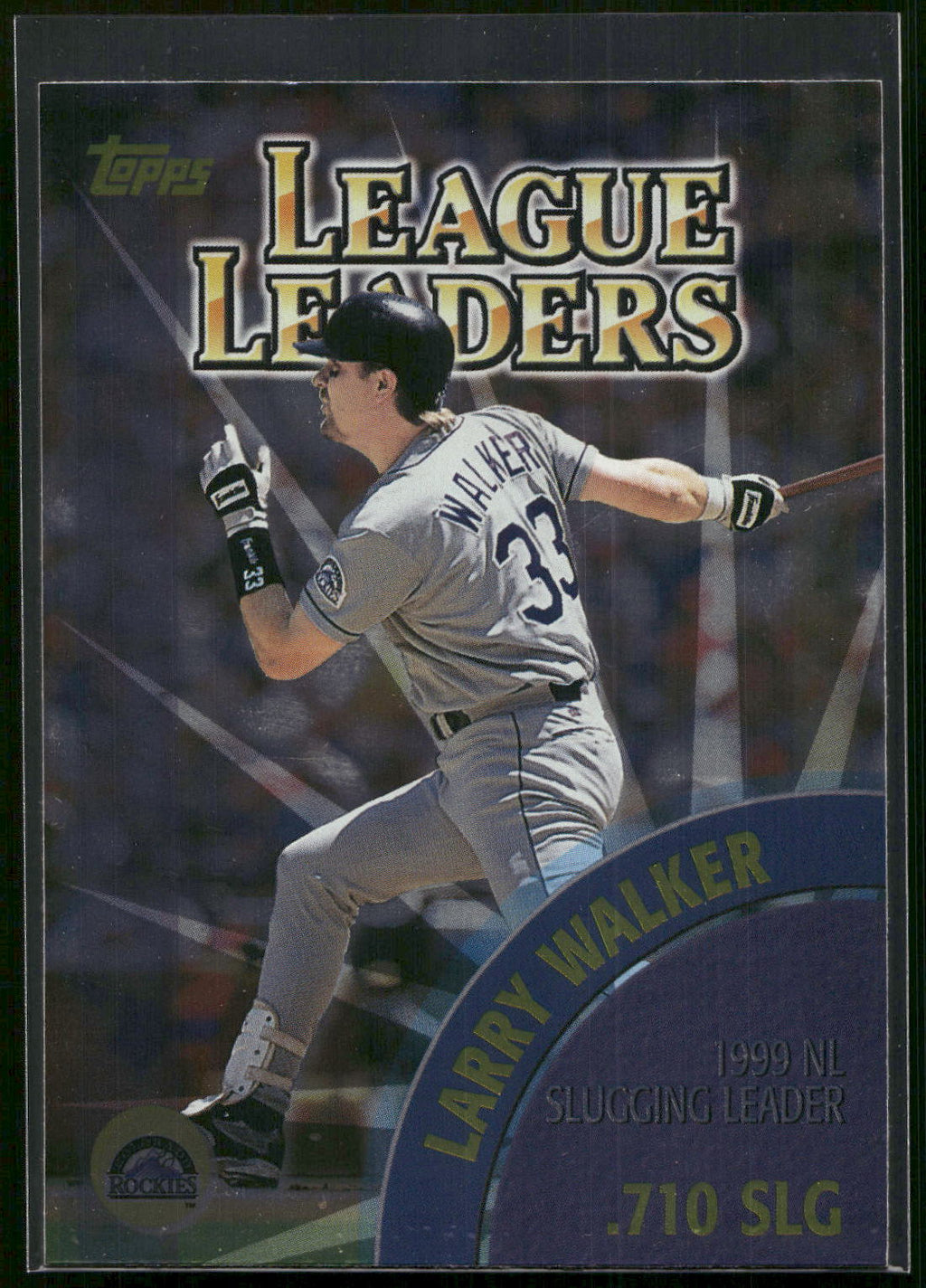 2000 Topps Chrome #467 Larry Walker / Manny Ramirez