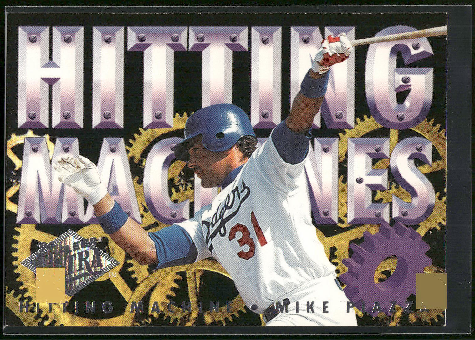 1994 Ultra #9 Mike Piazza Hitting Machines