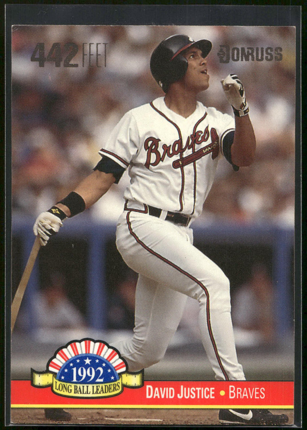 1993 Donruss #LL-5 David Justice Long Ball Leaders
