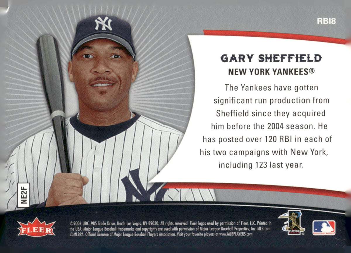 2006 Ultra #RBI8 Gary Sheffield RBI Kings
