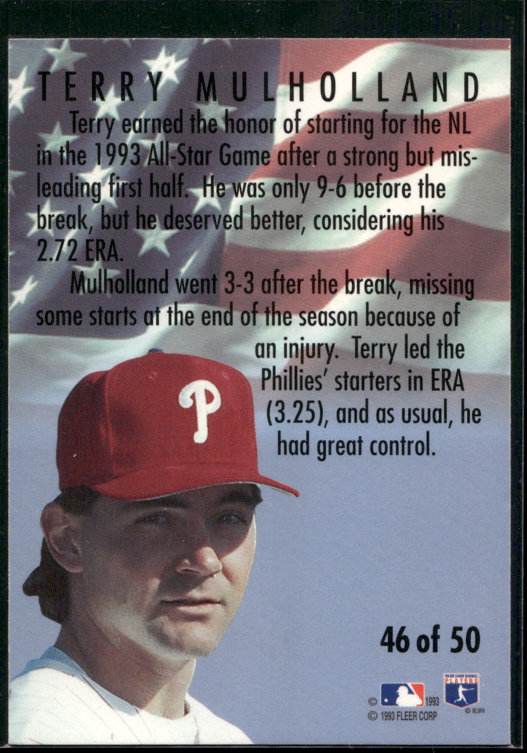 1994 Fleer #46 Terry Mulholland All-Stars