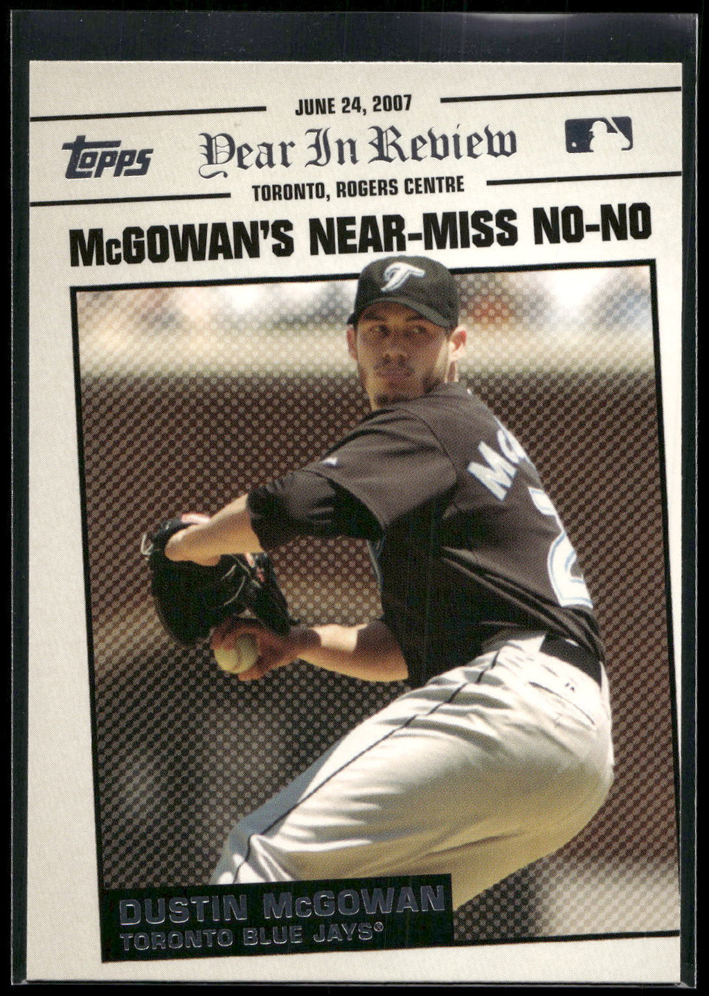 2008 Topps #YR85 Dustin McGowan Year in Review