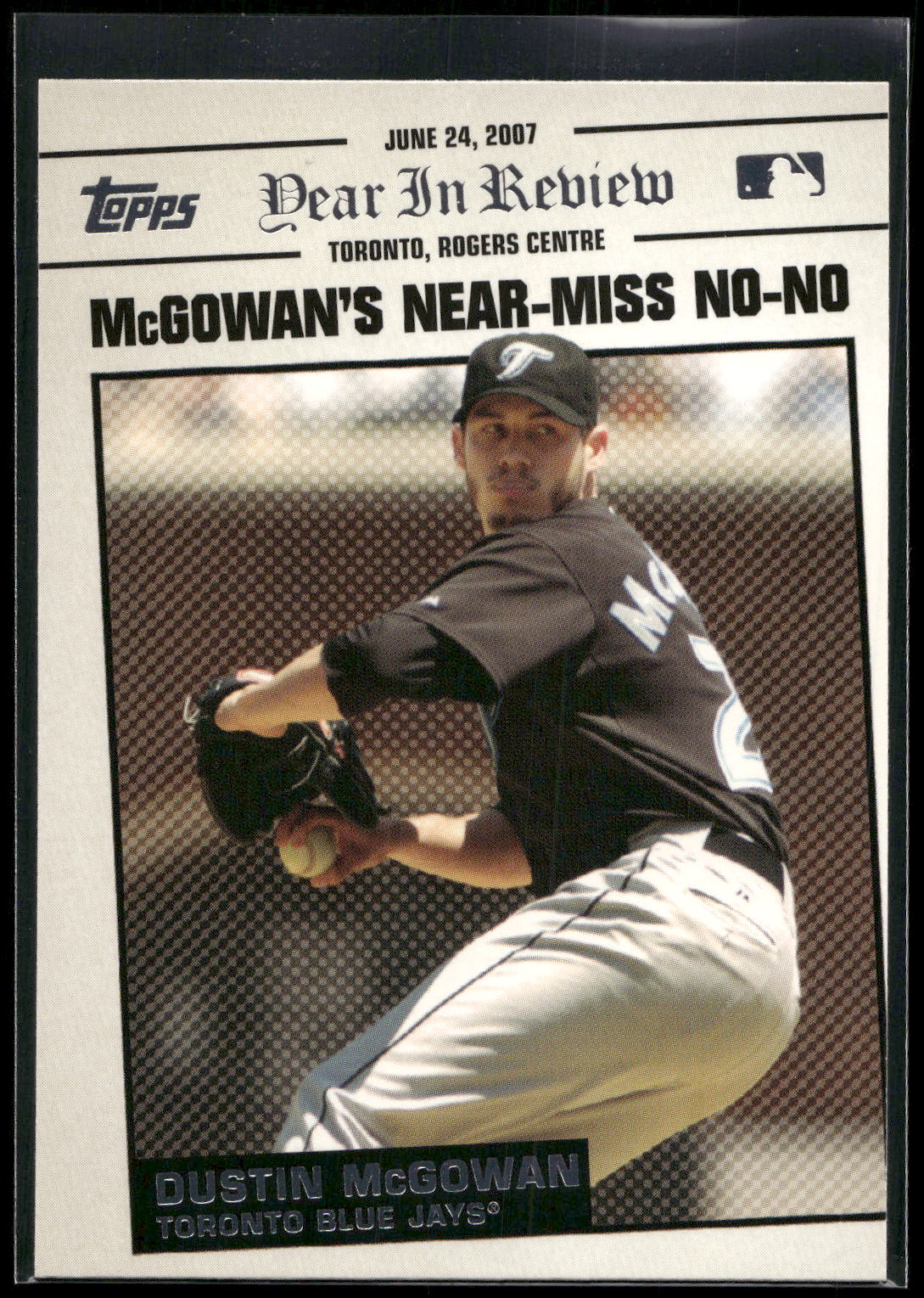 2008 Topps #YR85 Dustin McGowan Year in Review