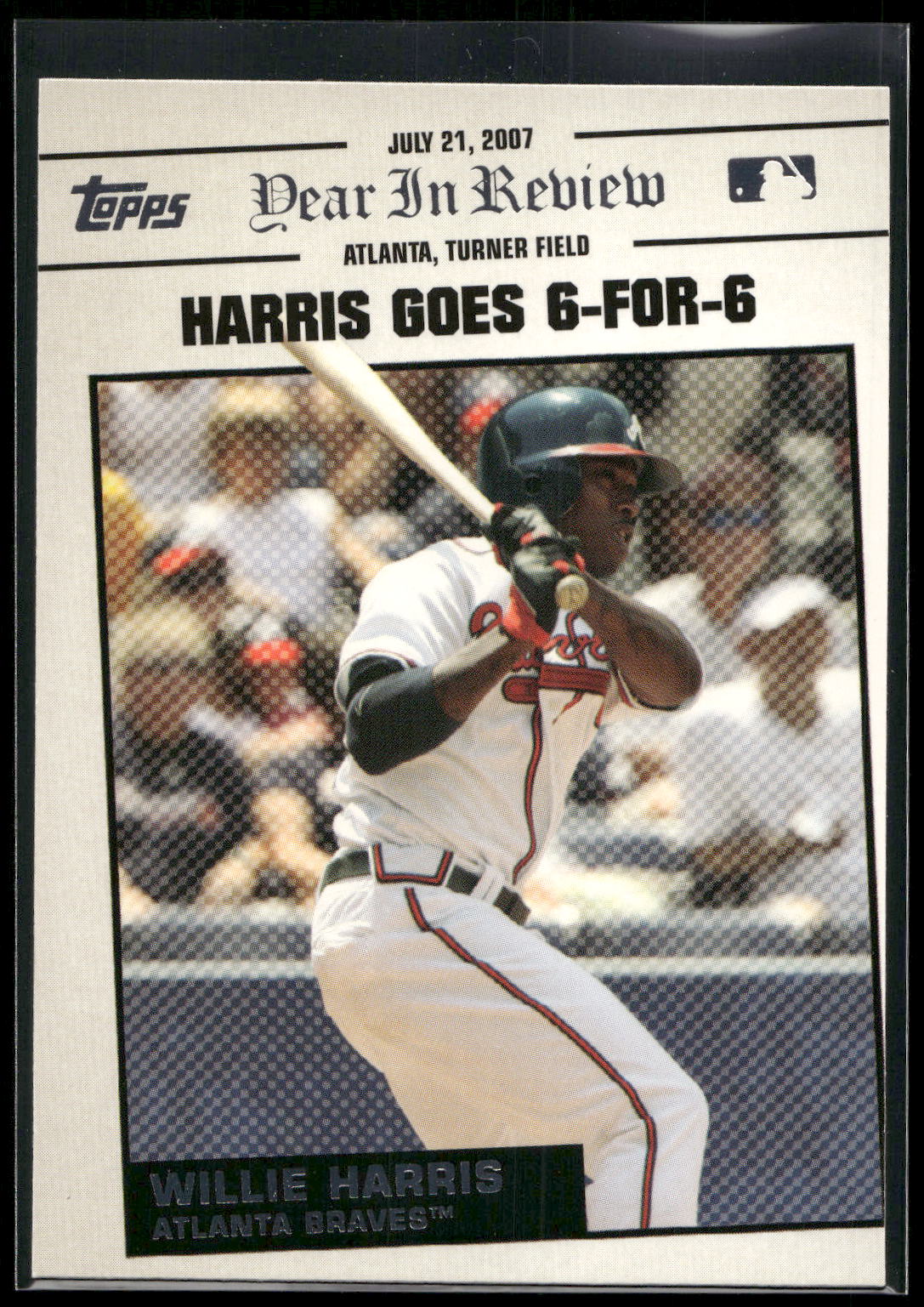 2008 Topps #YR111 Willie Harris Year in Review