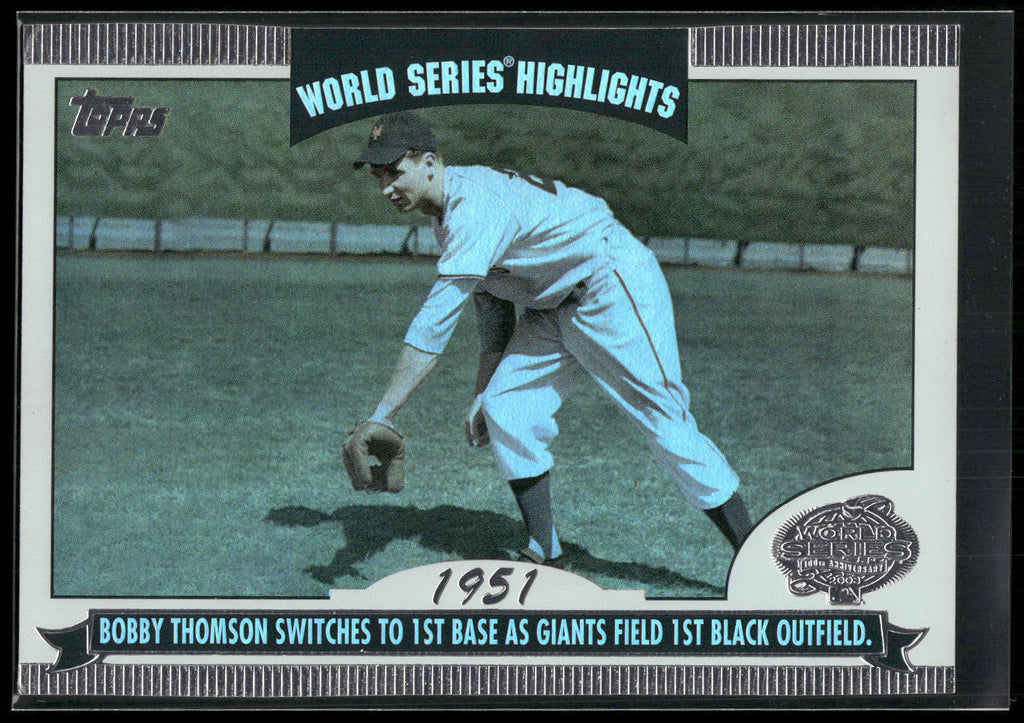 2004 Topps #WS-BT Bobby Thomson World Series Highlights (Series Two)