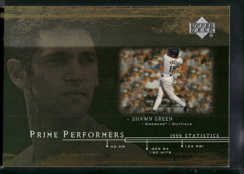 2000 Upper Deck #PP8 Shawn Green Prime Performers