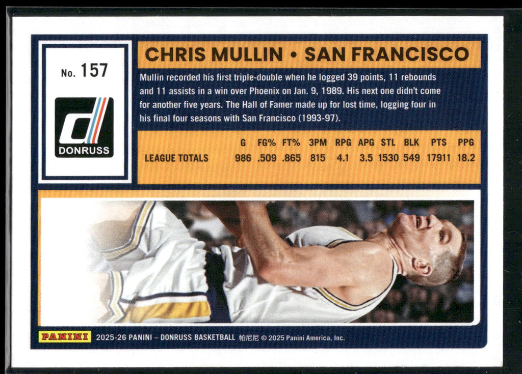 2025-26 Donruss #157 Chris Mullin