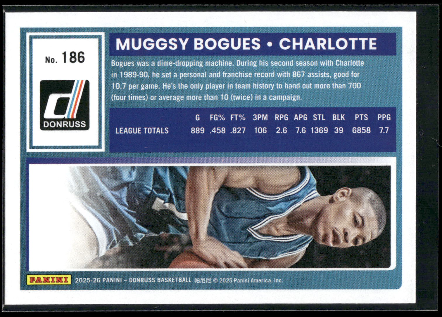 2025-26 Donruss #186 Muggsy Bogues