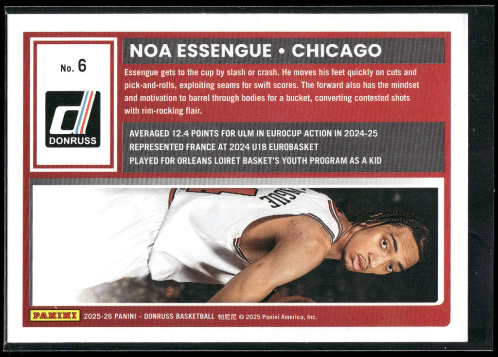 2025-26 Donruss #6 Noa Essengue