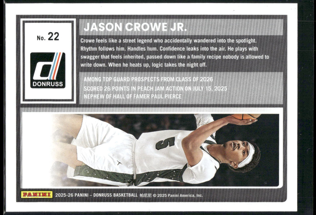 2025-26 Donruss #22 Jason Crowe Jr.