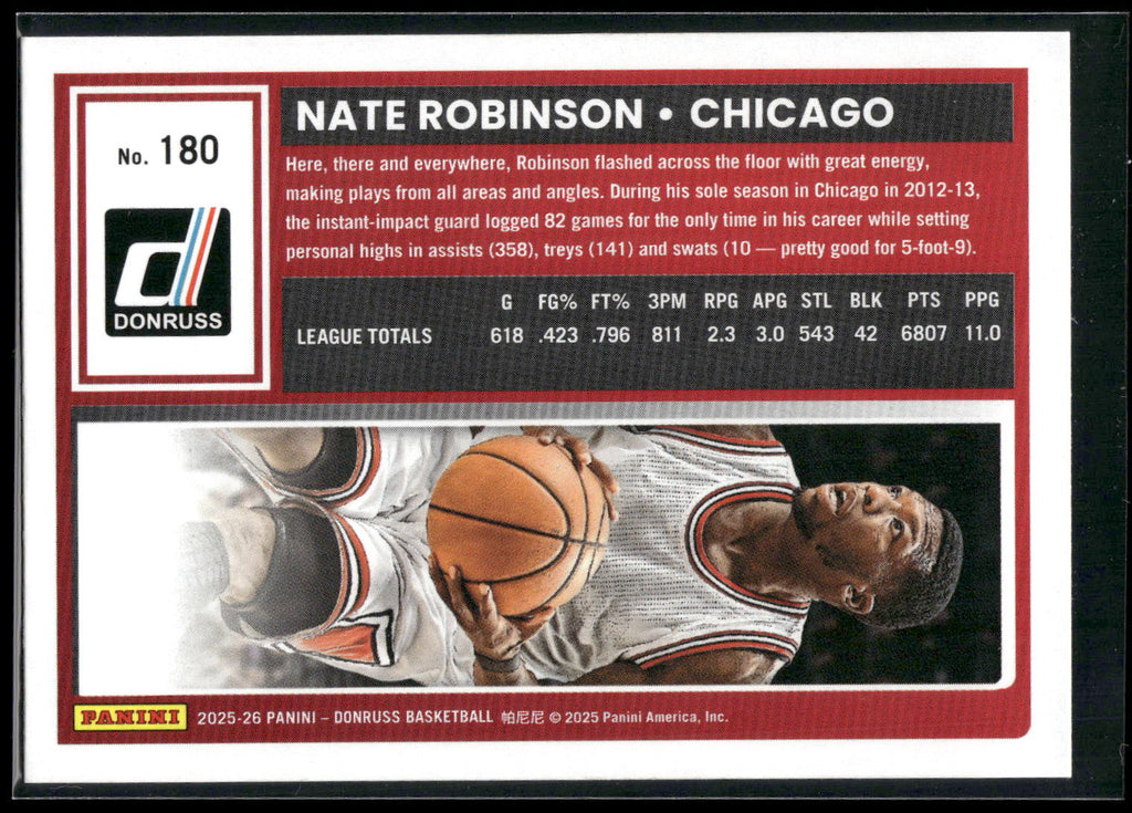 2025-26 Donruss #180 Nate Robinson