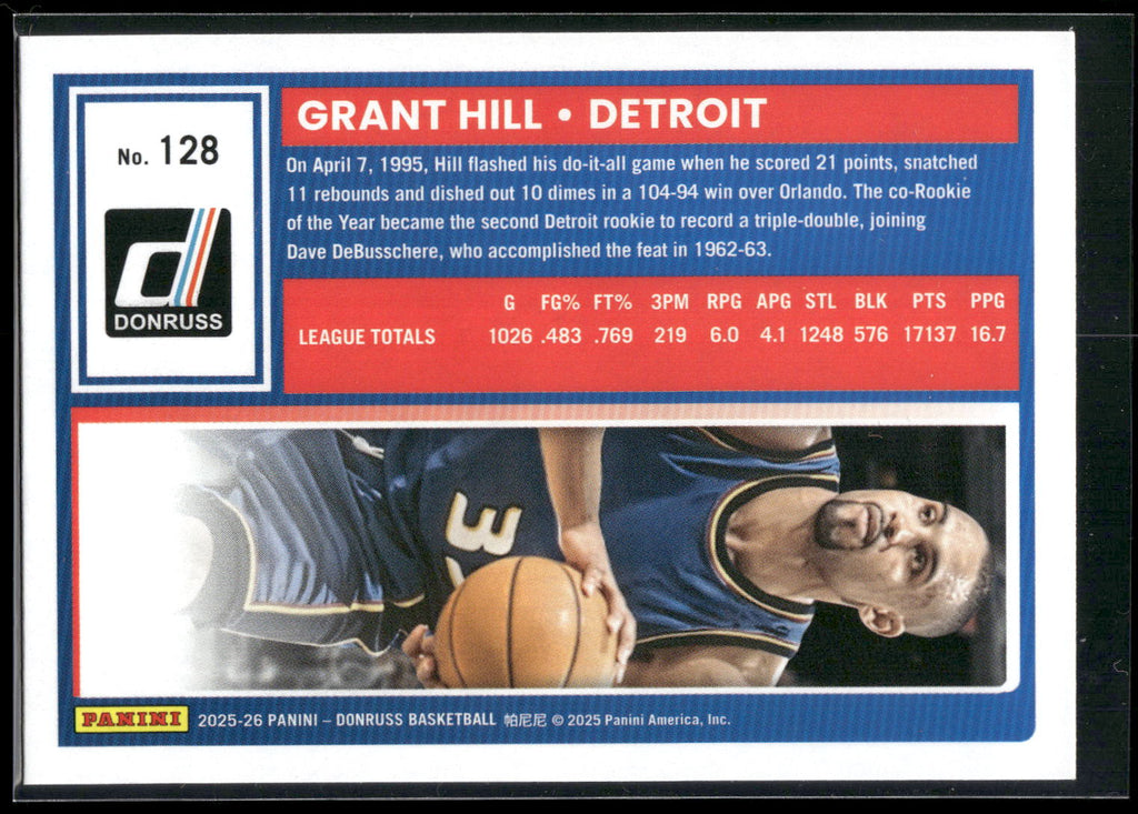2025-26 Donruss #128 Grant Hill