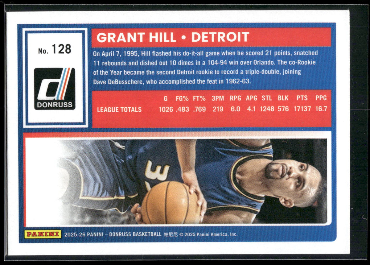 2025-26 Donruss #128 Grant Hill