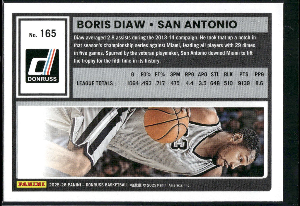 2025-26 Donruss #165 Boris Diaw