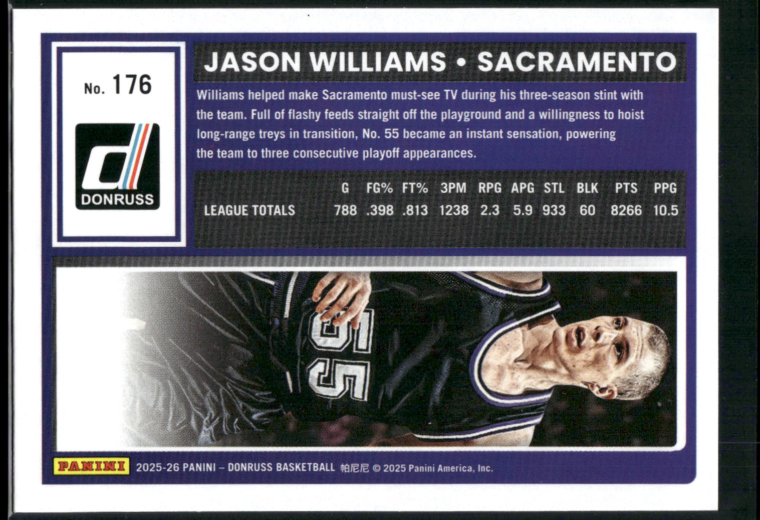 2025-26 Donruss #176 Jason Williams