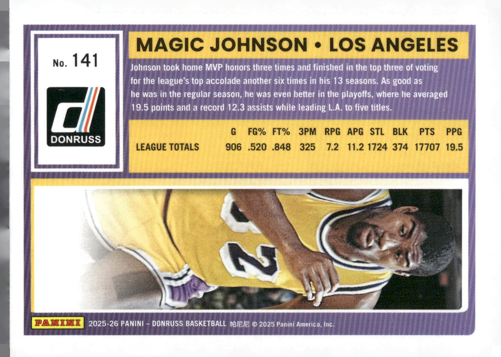 2025-26 Donruss #141 Magic Johnson